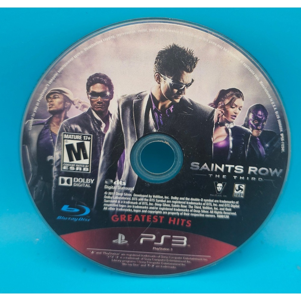 Saints Row The Third Greatest Hits PS3 Playstation 3 Game